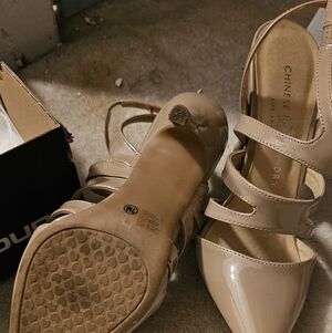 Laundry By Shelli Segal Women's Nude Strappy Heels